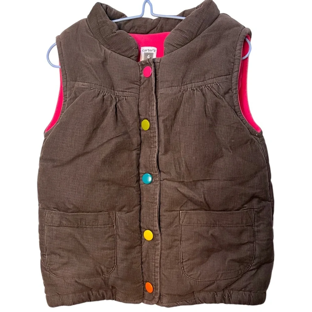 Carters Corduroy Vest - Picture 1 of 9